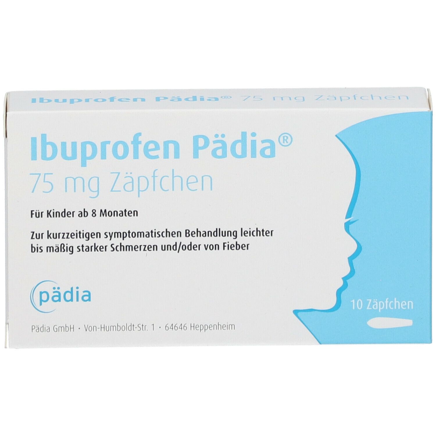 Ibuprofen Pädia® 75 mg Zäpfchen