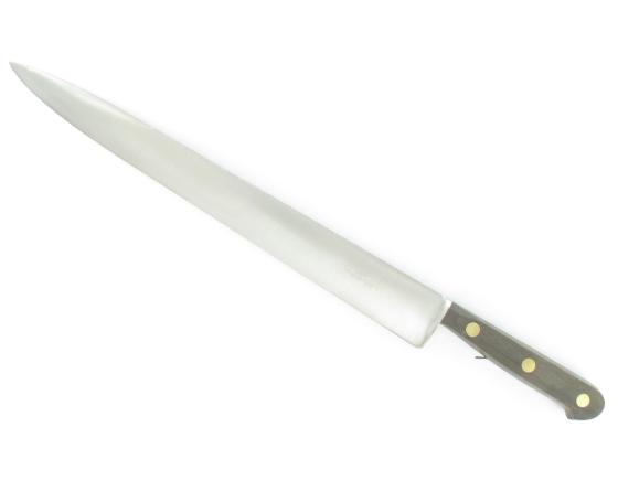 Tranchelard 30 cm Canadien - INOX - Bois Noir ICATL30 Couteaux de cuisine professionnel