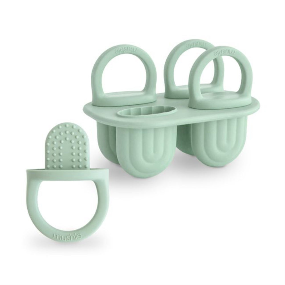 Køb Mushie Cambridge Blue Toddler Ice Pop Tray