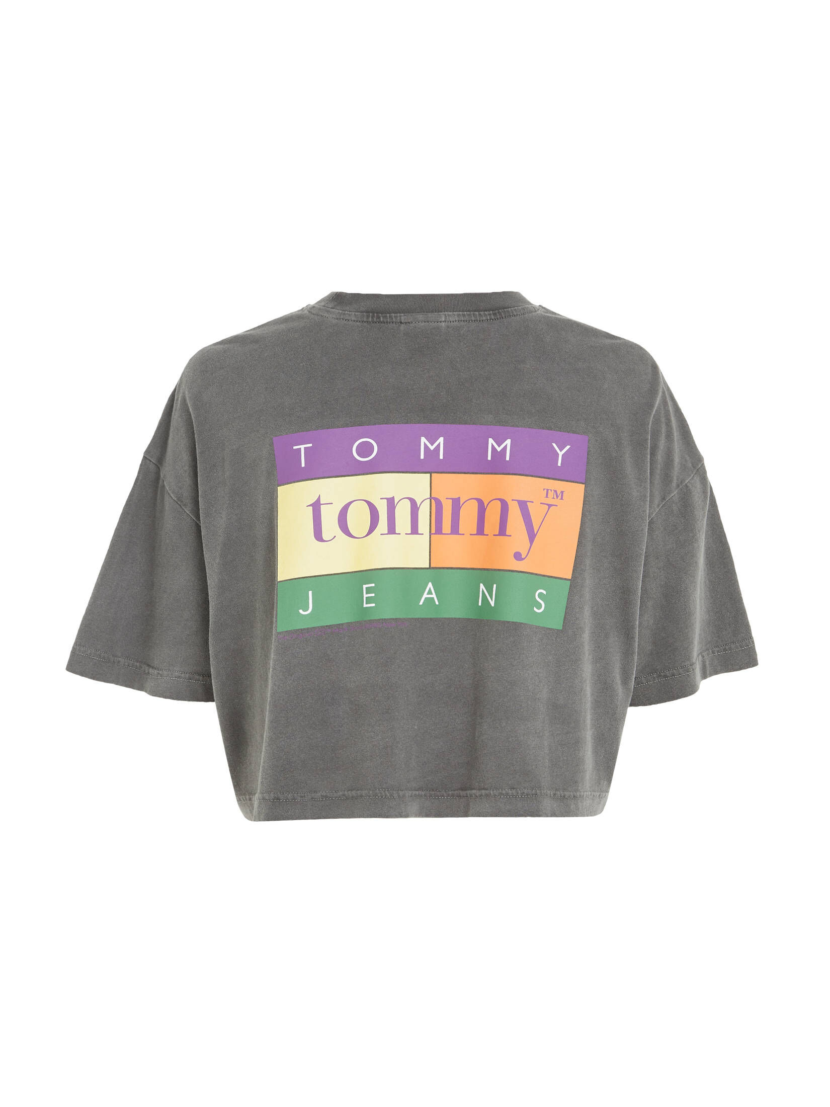 Tommy Jeans| Damen T-Shirt SUMMER FLAG Cropped Fit