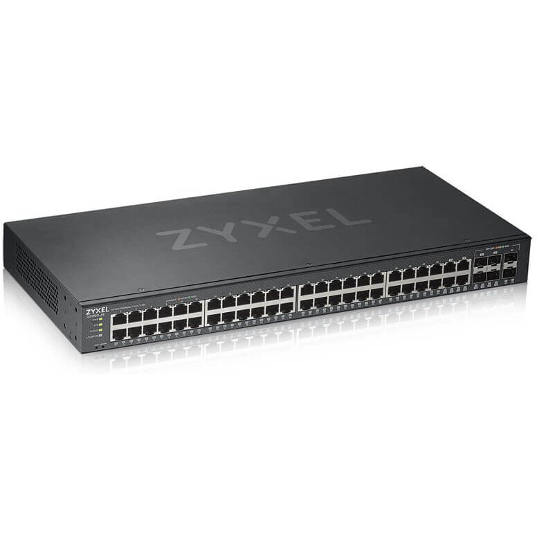 Zyxel GS1920-48V2 Géré Gigabit Ethernet (10/100/1000) Noir