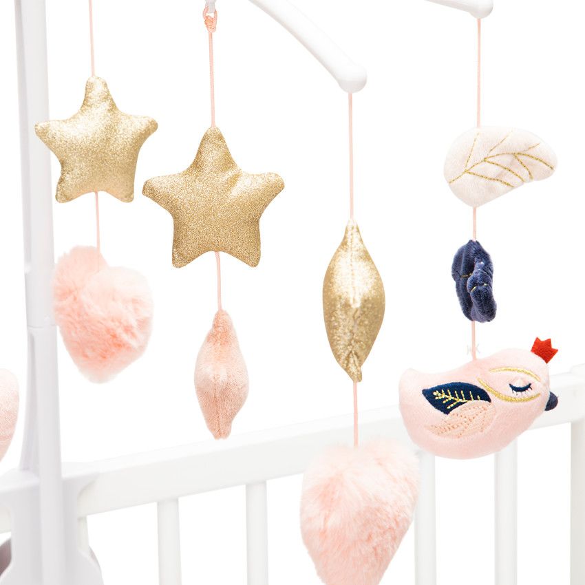 Mobile musical Magic bird - Rose