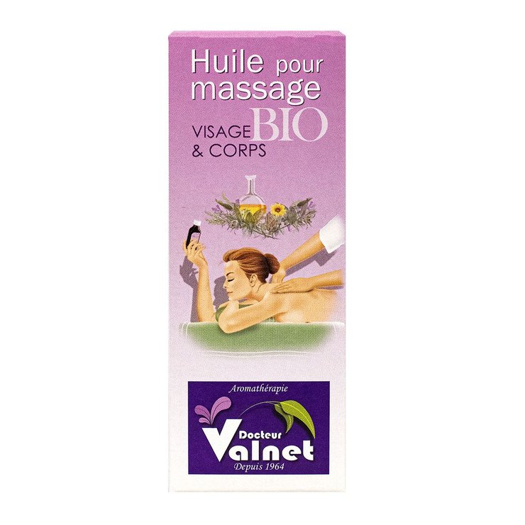 Base pour massage bio visage et corps 50ml