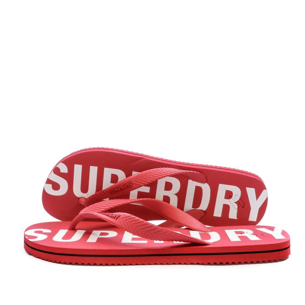 Superdry Tongs Rouge Homme Superdry Code Essential