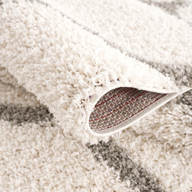 Sanat Hochflor-Teppich »Madrid« rund 30 mm Höhe Wohnzimmer, Langflor, Shaggy Teppich