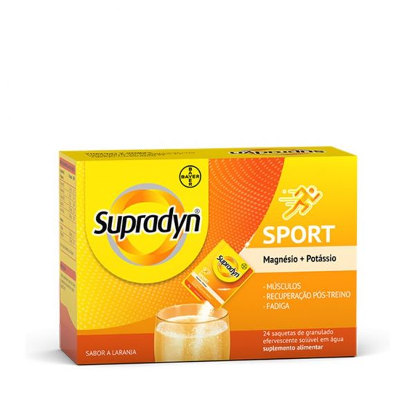 Bayer Supradyn Sport Magnésio   Potássio Granulado 24 Saquetas
