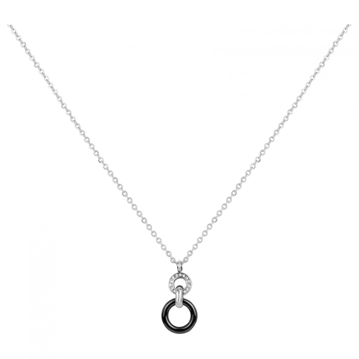 Collier en Acier avec cristal