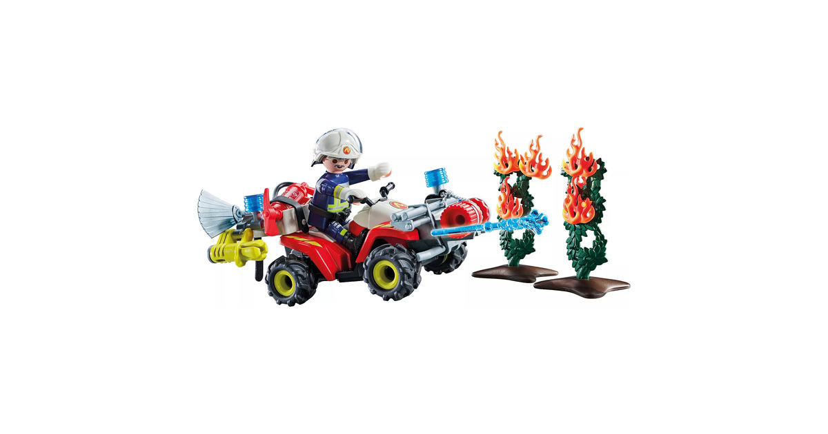 PLAYMOBILAction Heroes - Brandweer Quad Constructiespeelgoed  (71825)