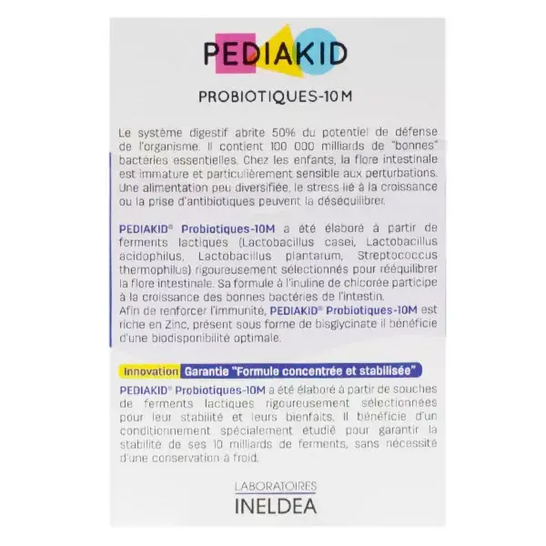 Pediakid Probiotiques-10M 10 sachets