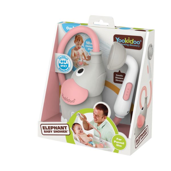 Yookidoo Elephant Baby Shower Badspeelgoed