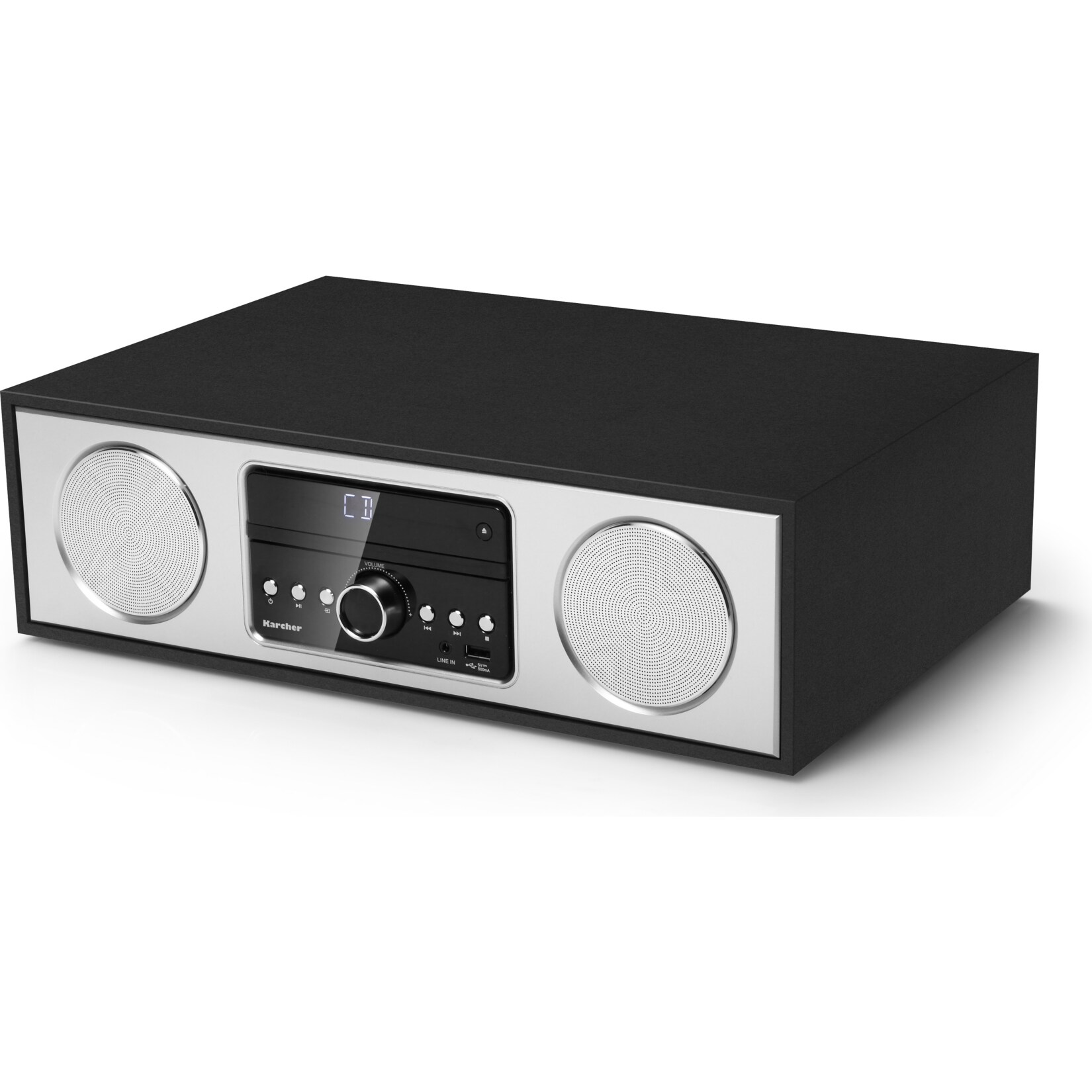 Karcher DAB 4500CD DAB+/UKW Radio mit CD/MP3- Player