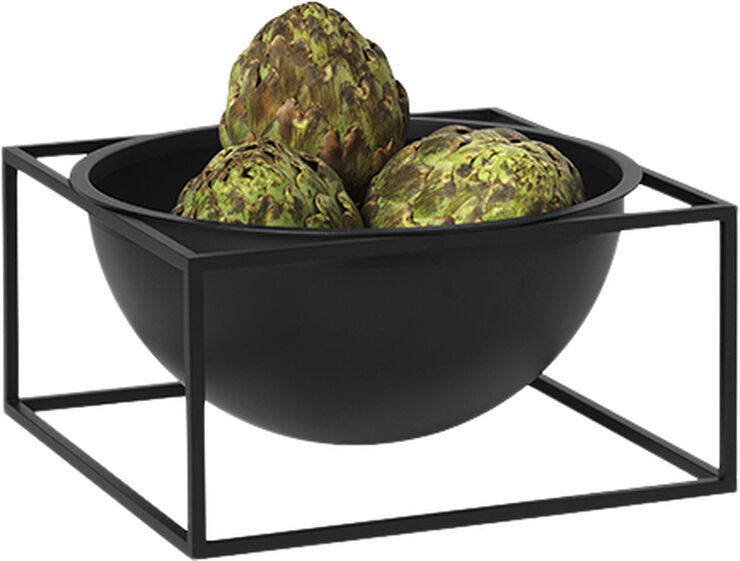 Audo Copenhagen Kubus Bowl centerpiece, Large, Blac Black