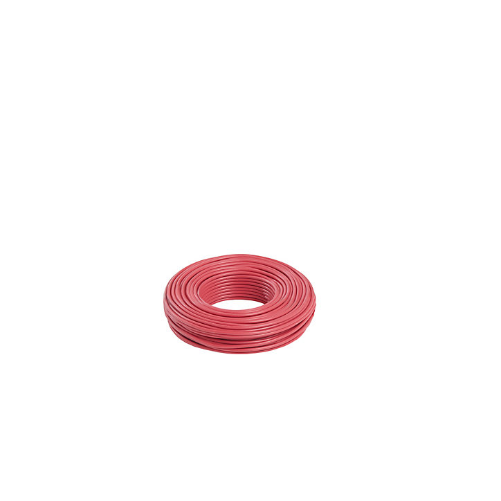 Fil 1,5mm² H07VU rouge couronne 25m