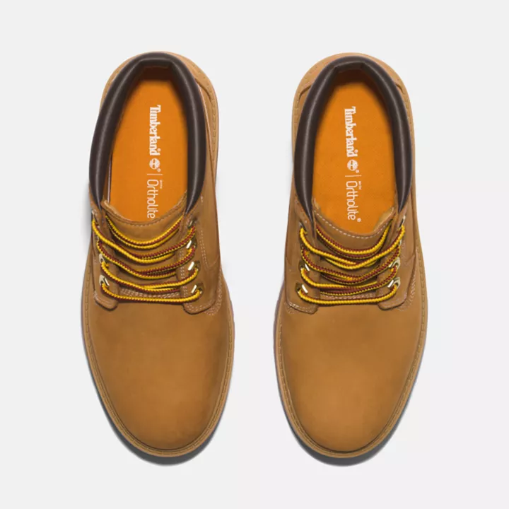 Bota Chukka Timberland Premium Platform Impermeável Feminina Stone Street na cor Amarela