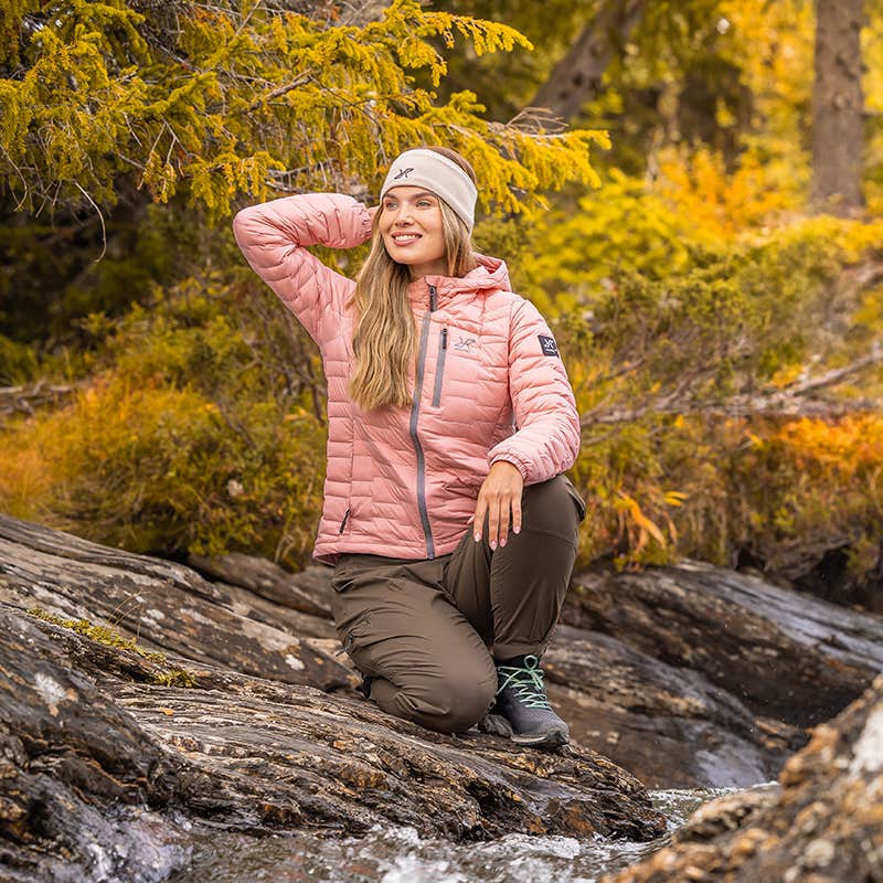 Flex Stretch Down Jacket Dame Blush