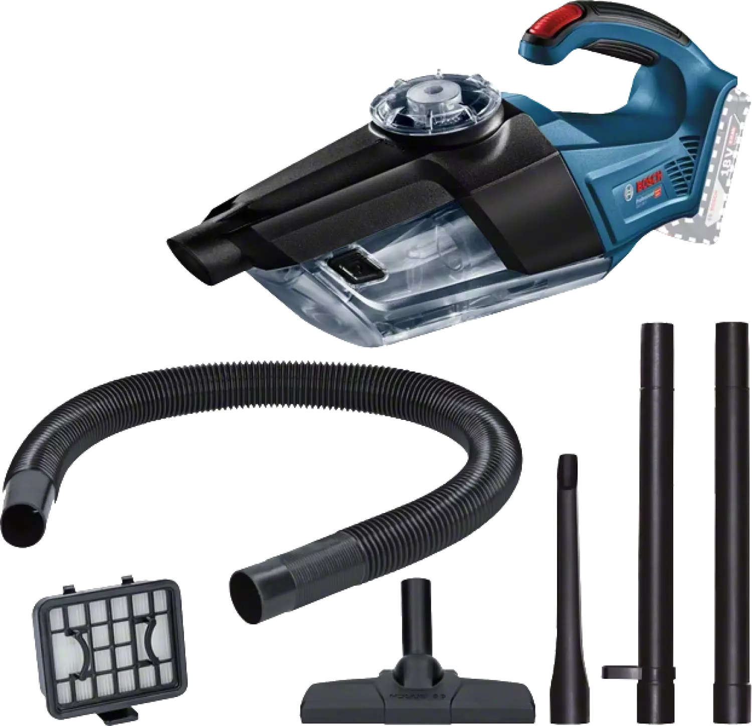 Bosch GAS 18V-1 18V Li-Ion accu stofzuiger body - 0,7L