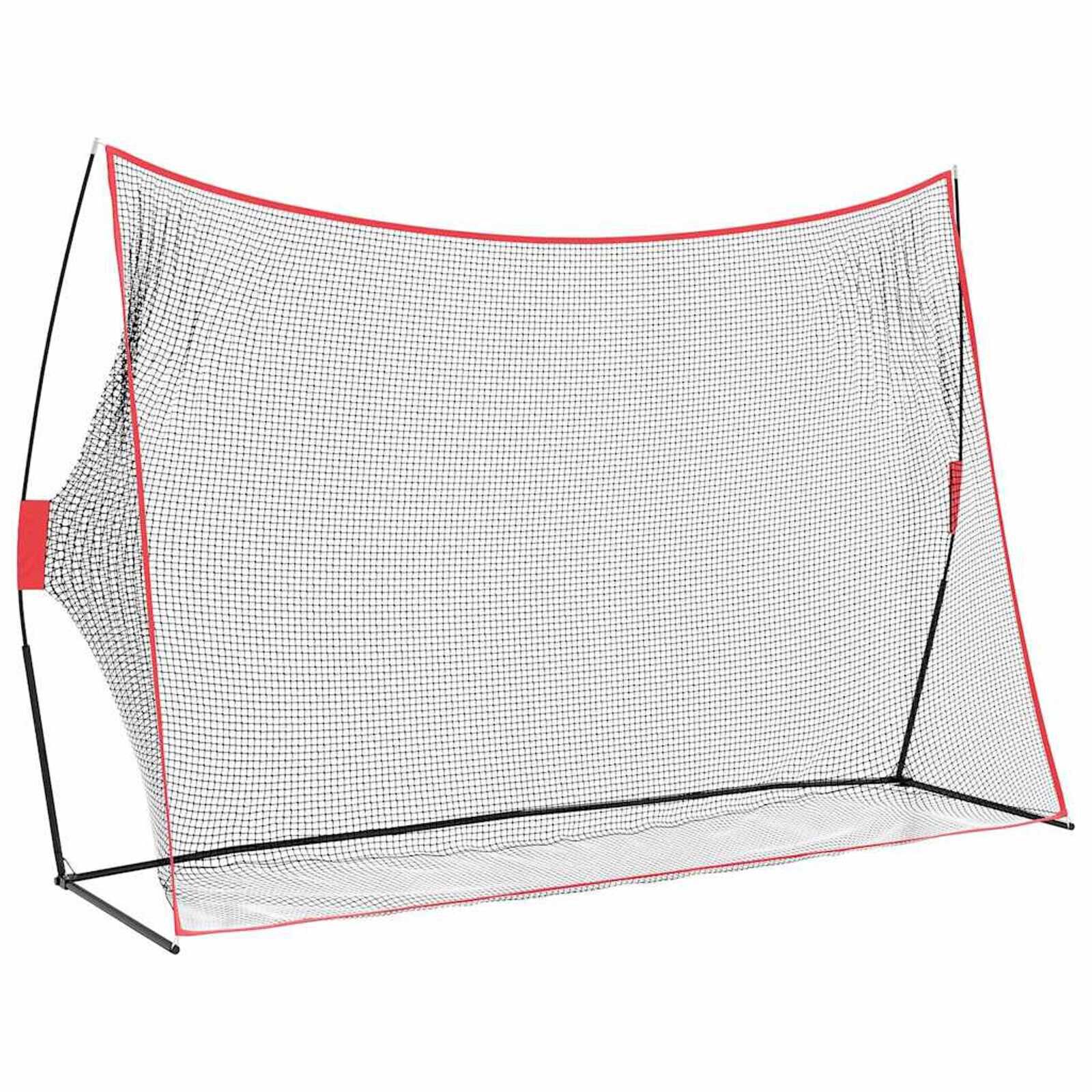 vidaXL Golftrainingshulpmiddel Zwart 309 x 93 x 216 cm Polyester