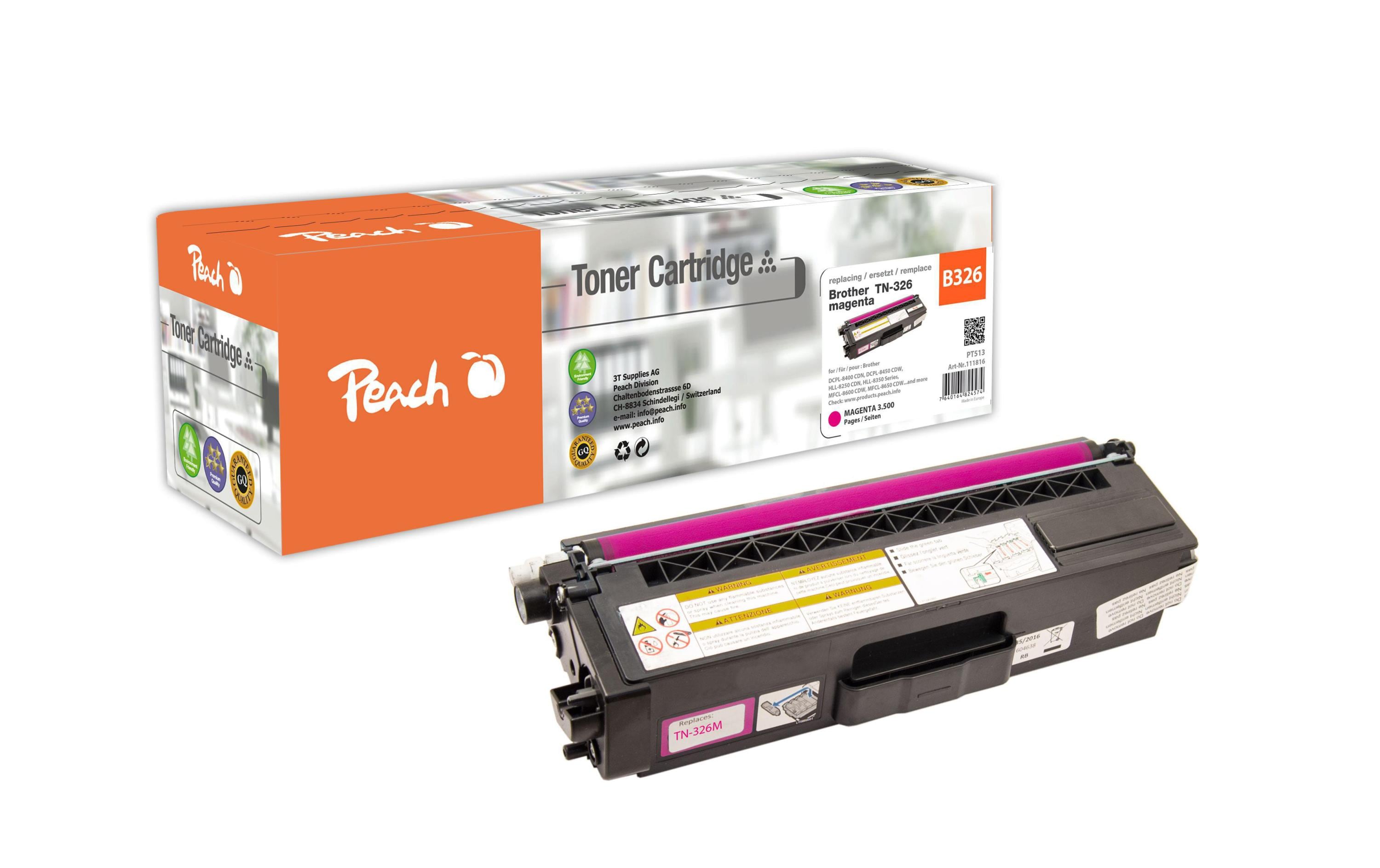 Toner Brother TN-326M MagentaToner: Magenta