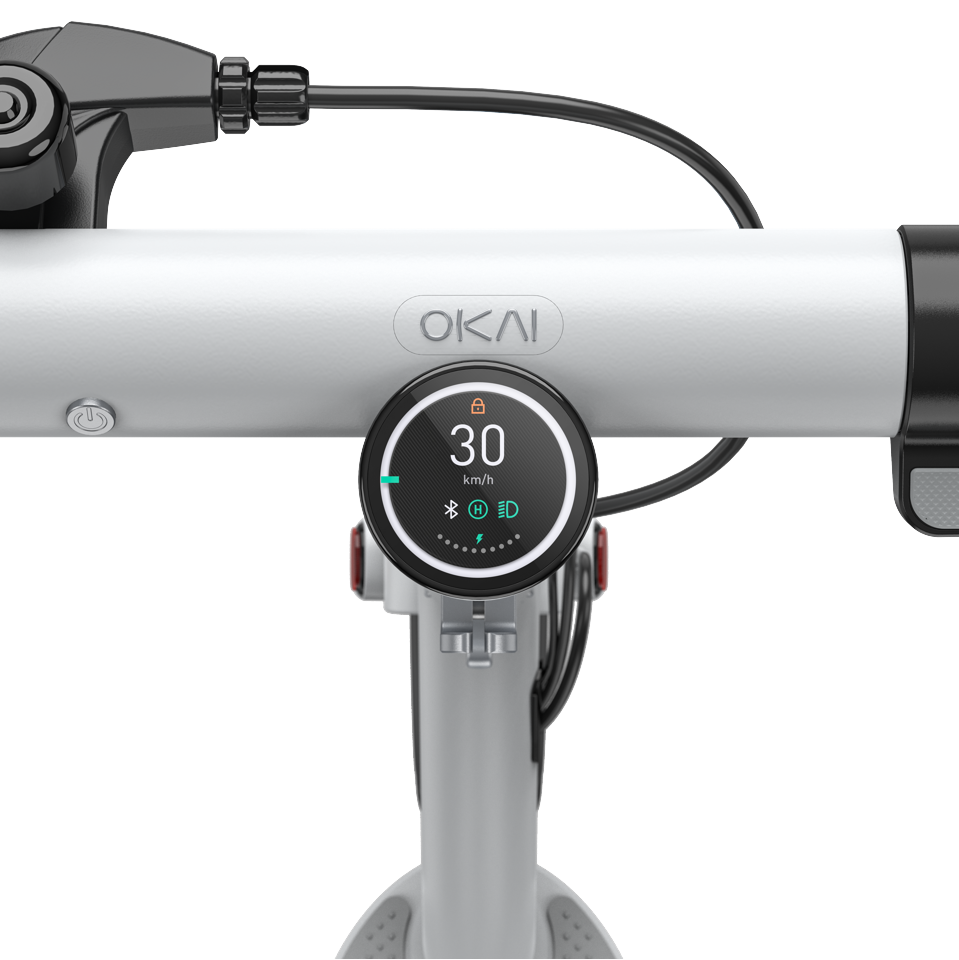 OKAI - Neon Lite ES10 Electric Kick-Scooter - White