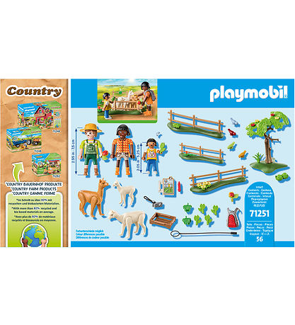 Playmobil Country - Alpaka-vandring - 71251 - 56 Teile