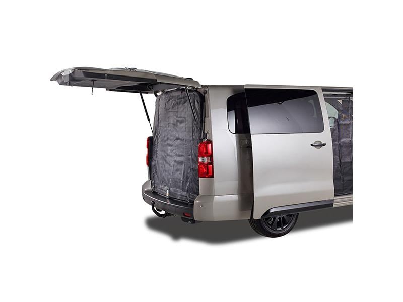 Van Quito Moskitonetz Heck – fine-mesh Heckmoskitonetz Reissverschluss für Citroën, Fiat, Opel, Peugeot, Toyota