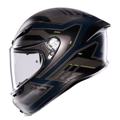 Casque AGV K-6 S - ENHANCE - Gris / Jaune
