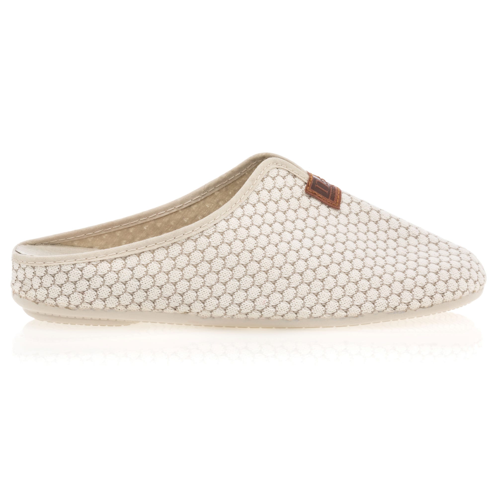 Pantoufles mules Femme ecru