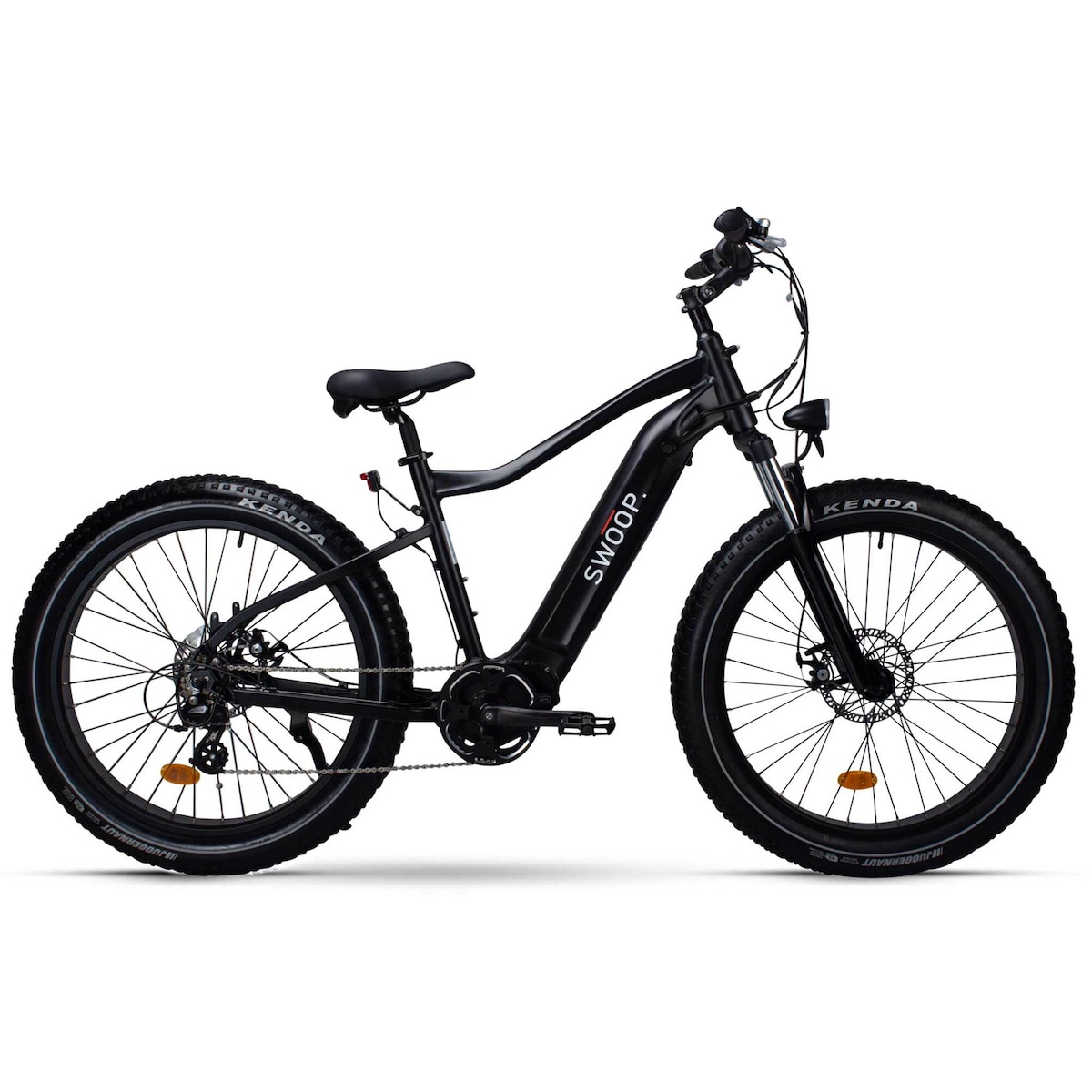 Swoop Elektrisk El-Fatbike Angriper, 26