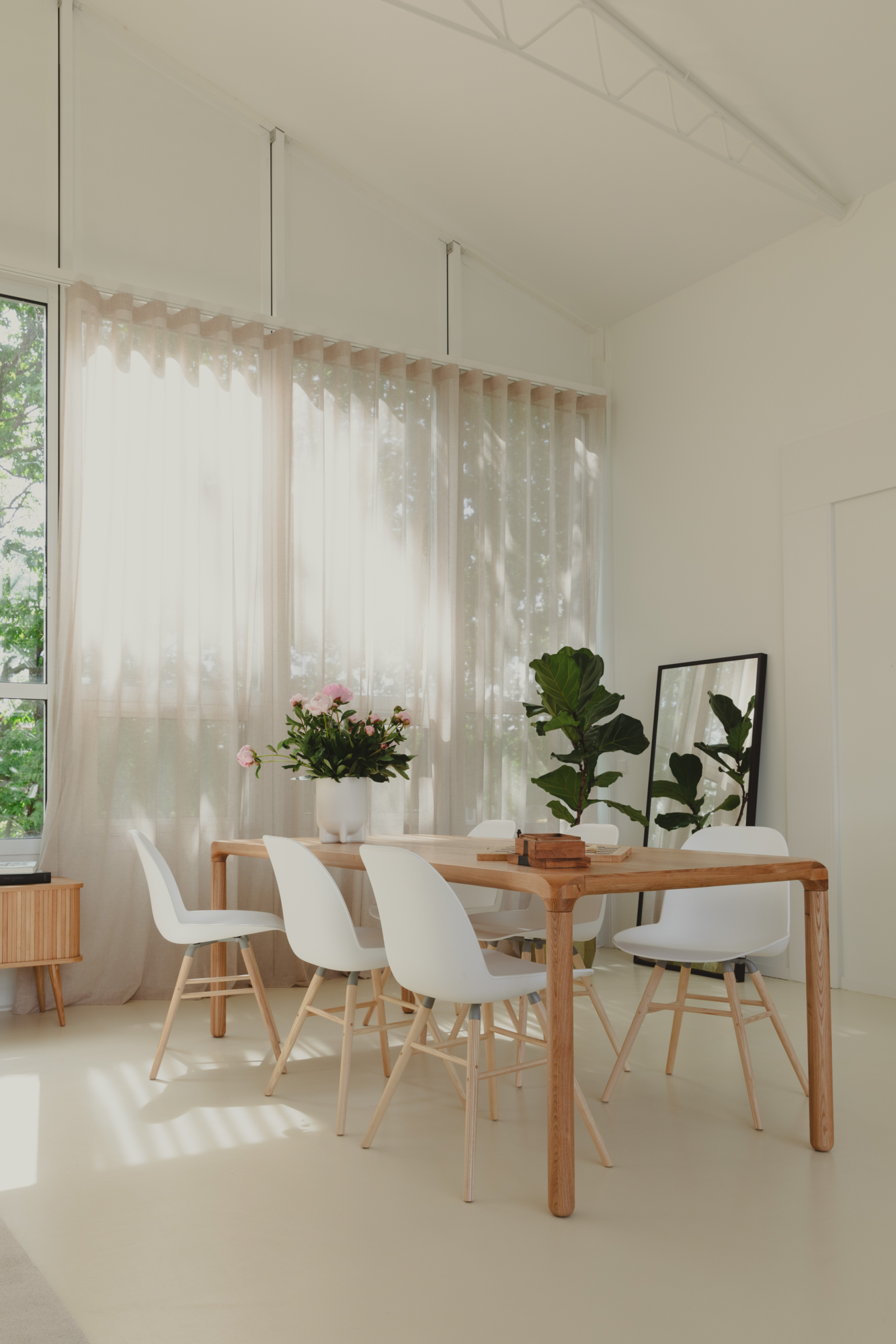 Eettafel Storm naturel 220 x 90 cm