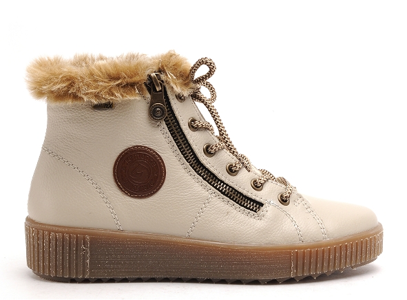 Remonte boots bottine plates femme r7980 beige