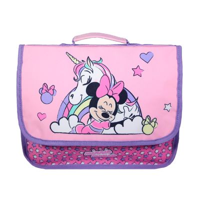 Cartable maternelle Minnie - 1 compartiment - rose - Bagtrotter