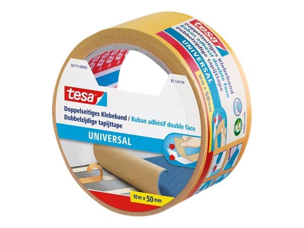 Tesa Universal - Dobbelsidig tape - 50 mm x 10 m