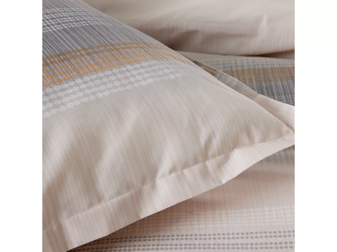 Housse de couette 300x240 cm percale coton ESTEBAN Beige