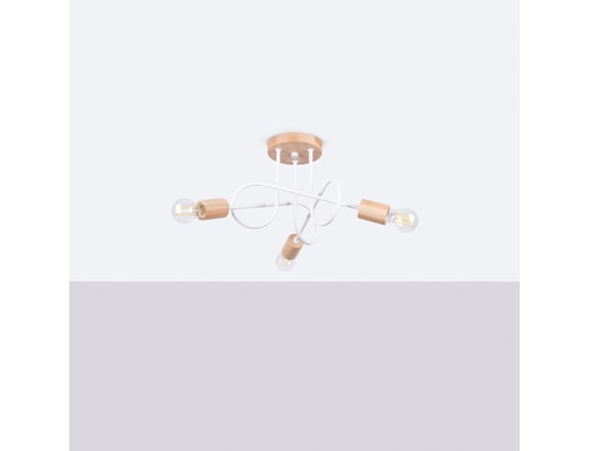 SOLLUX LIGHTING - Lustre ember 3 blanc