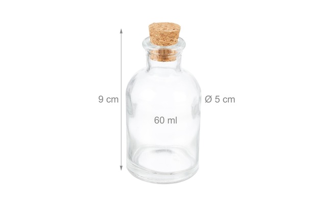 relaxdays Einmachglas »60 ml 20 Stück« 20 Stk. tlg.