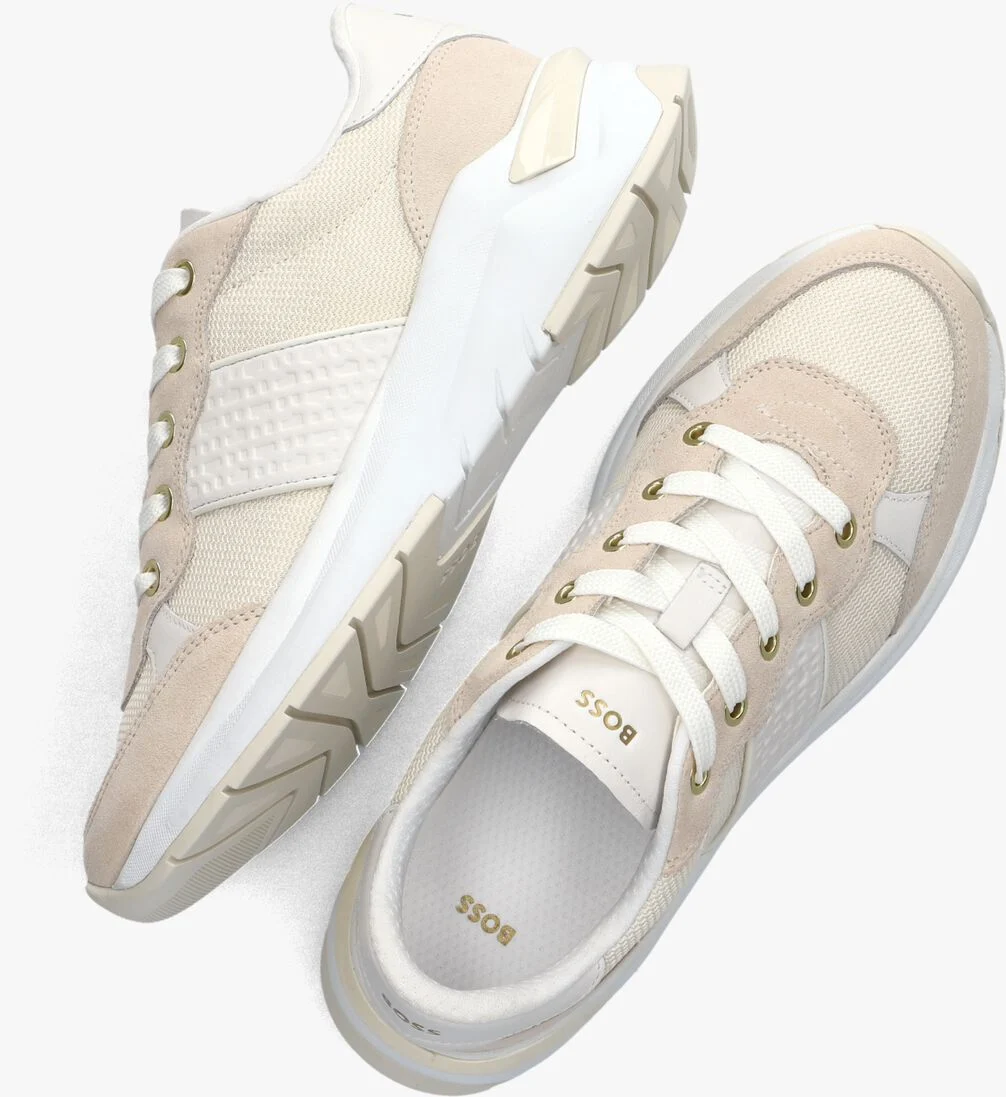 BOSS beige boss lage sneakers skylar