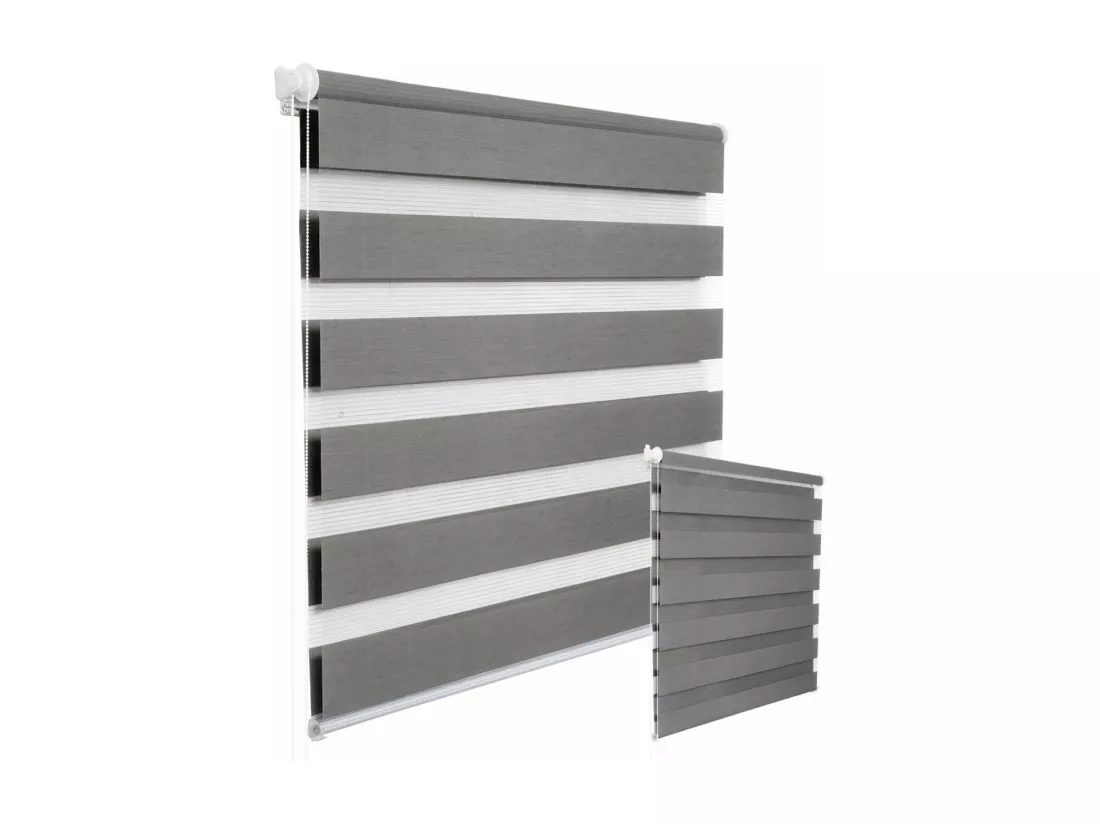 Store enrouleur zébré jour bois marron 150 x 70 x 150 cm 19_0000812