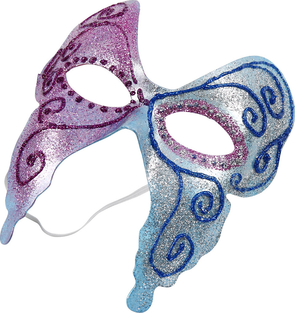 Mal Selv Masker - Teatermasker - Hvid - 12 Stk