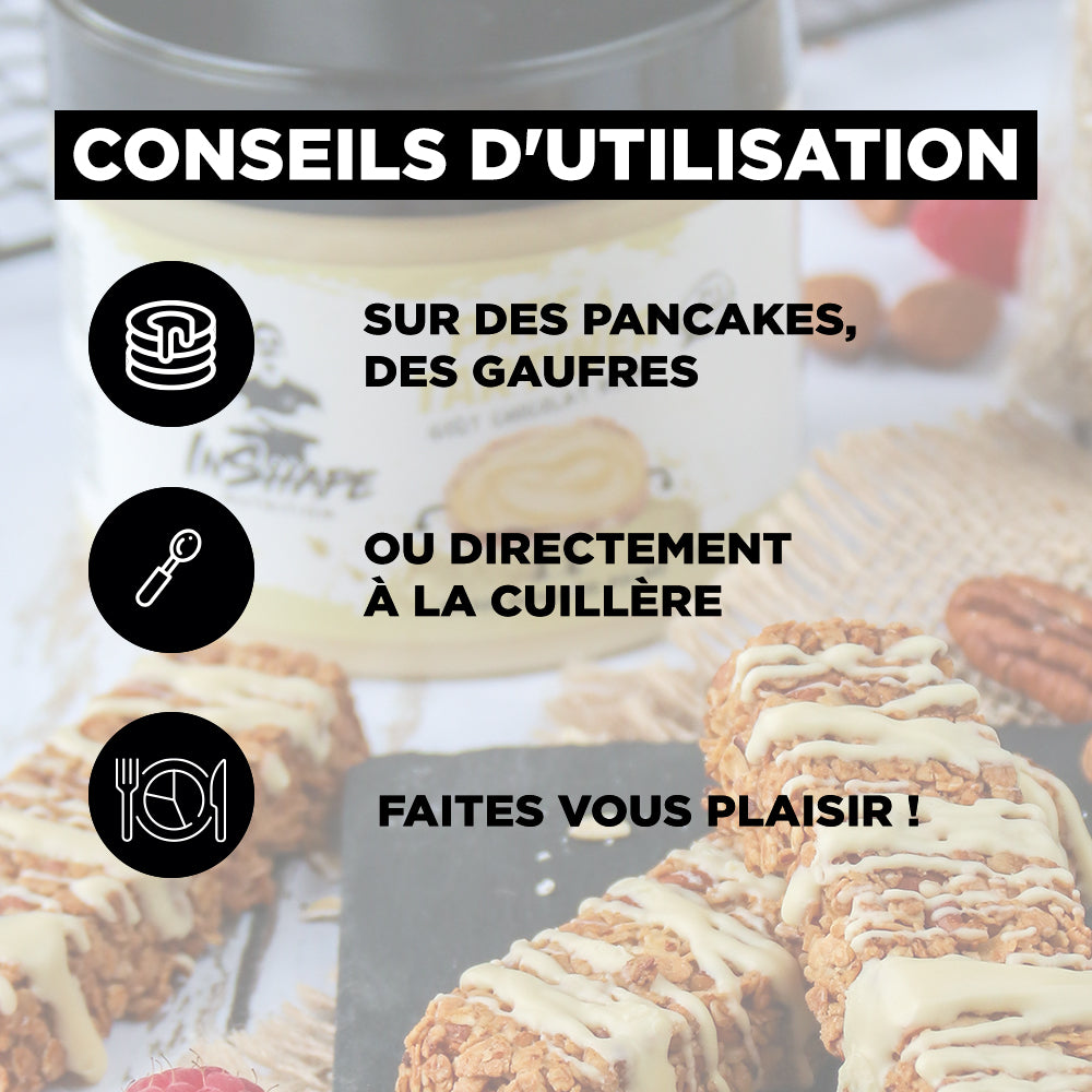 TIBO INSHAPE Pâte à tartiner goût chocolat blanc
