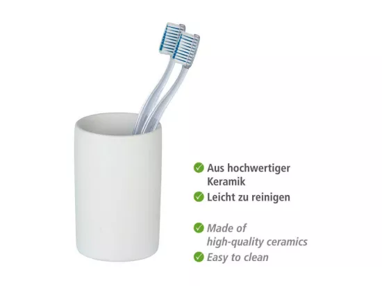 Gobelet porte-brosses à dents en céramique 