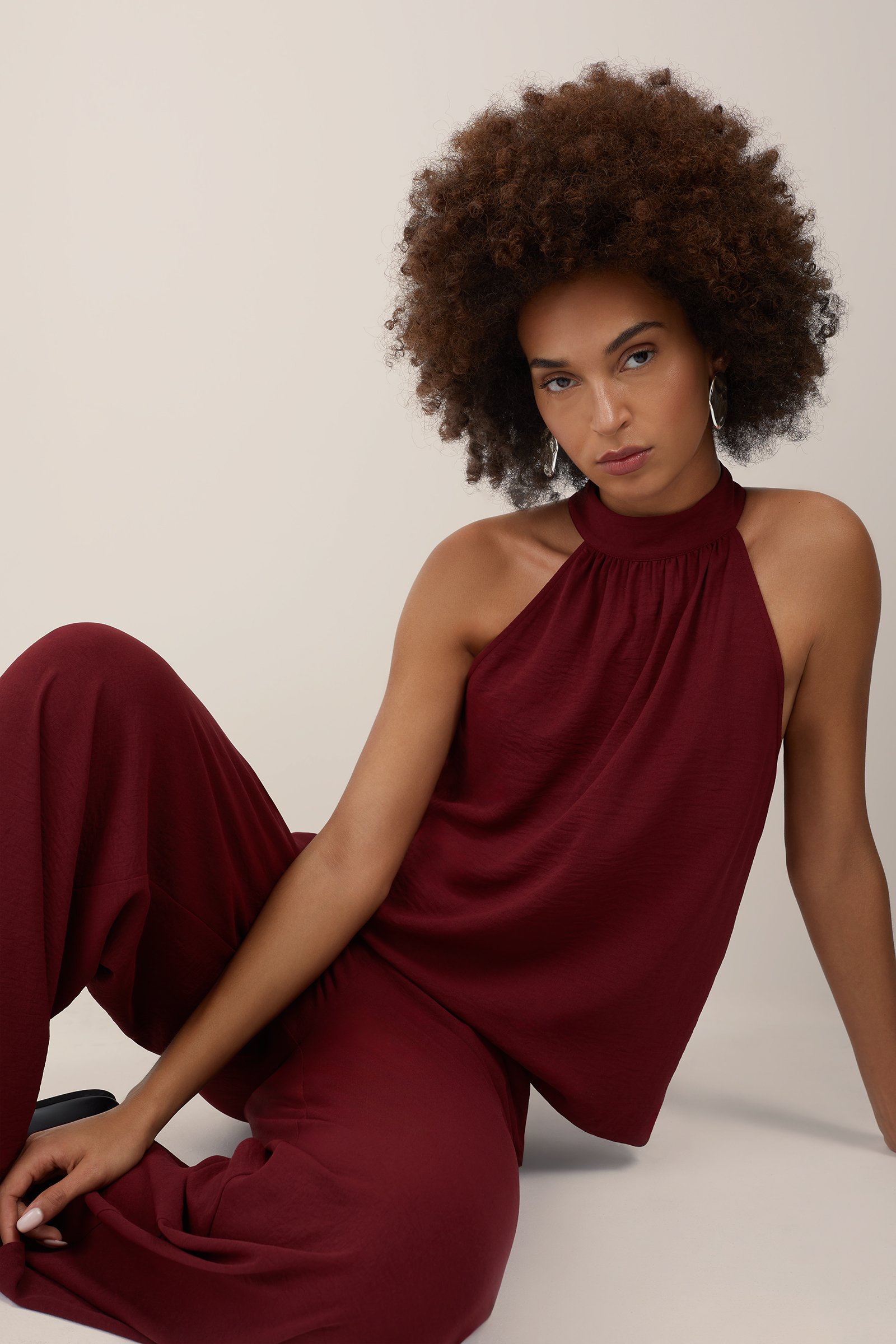 halter top WE Fashion Vuurrood