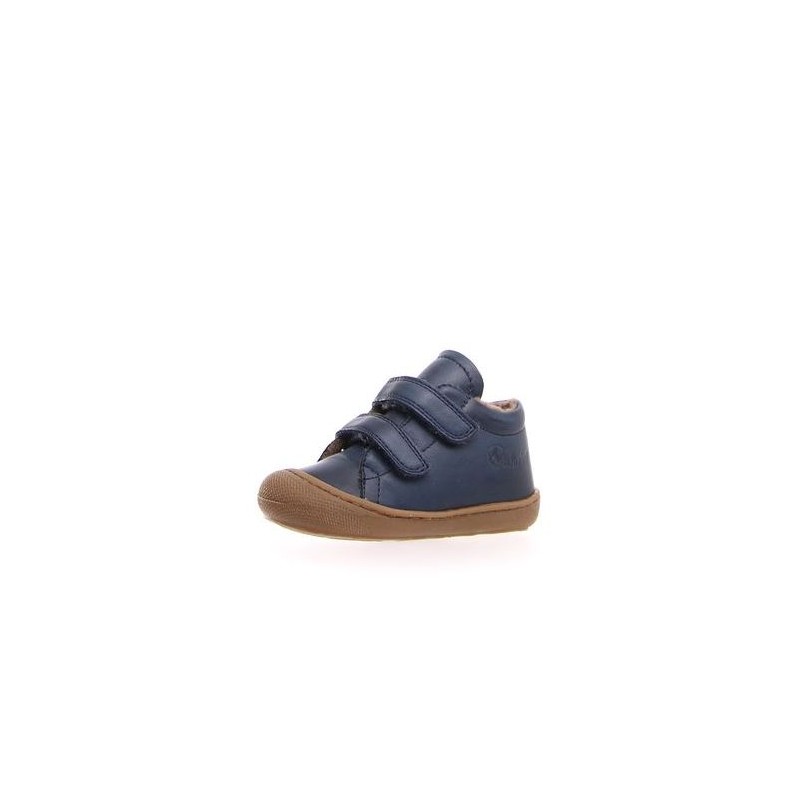 Naturino Naturino Cocoon Supersouple Velcros Fourré Marine