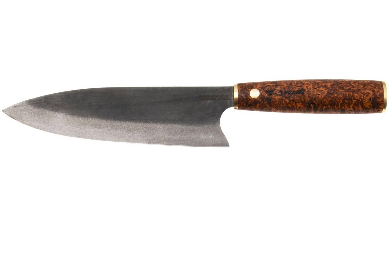 Roselli Gyuto Chef Knife RW770D UHC, Stained Curly Birch, koksmes, 19.5 cm