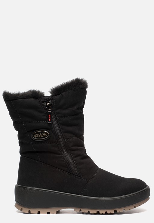 Olang Snowboots zwart Textiel