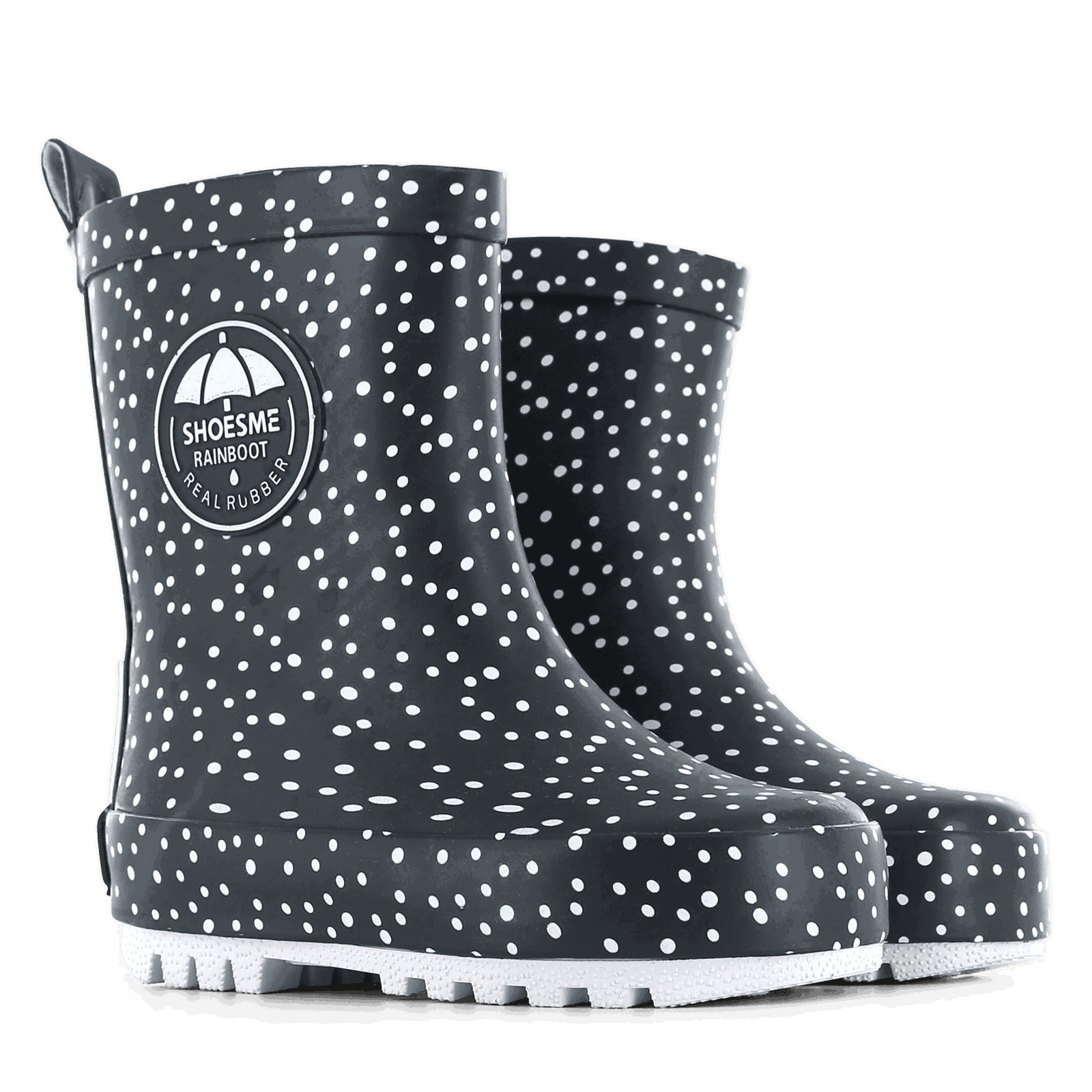 Shoesme regenlaars blauw met witte dotjes Rubber | Sale