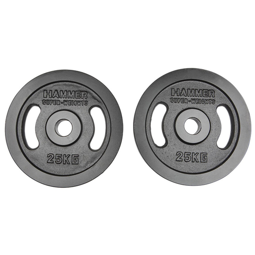 Discos de peso olímpicos de ferro Finnlo, 2 x 25 kg