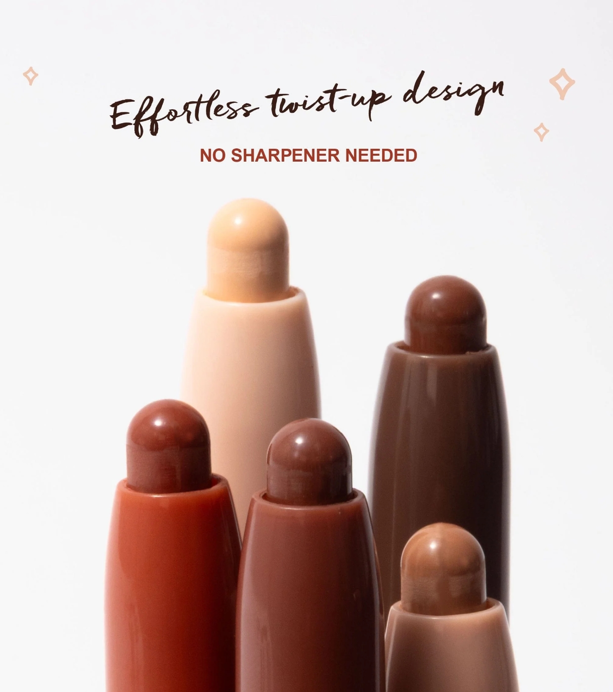 Technic Cosmetics - Bastão de Sombra Matte Glide - Mocha