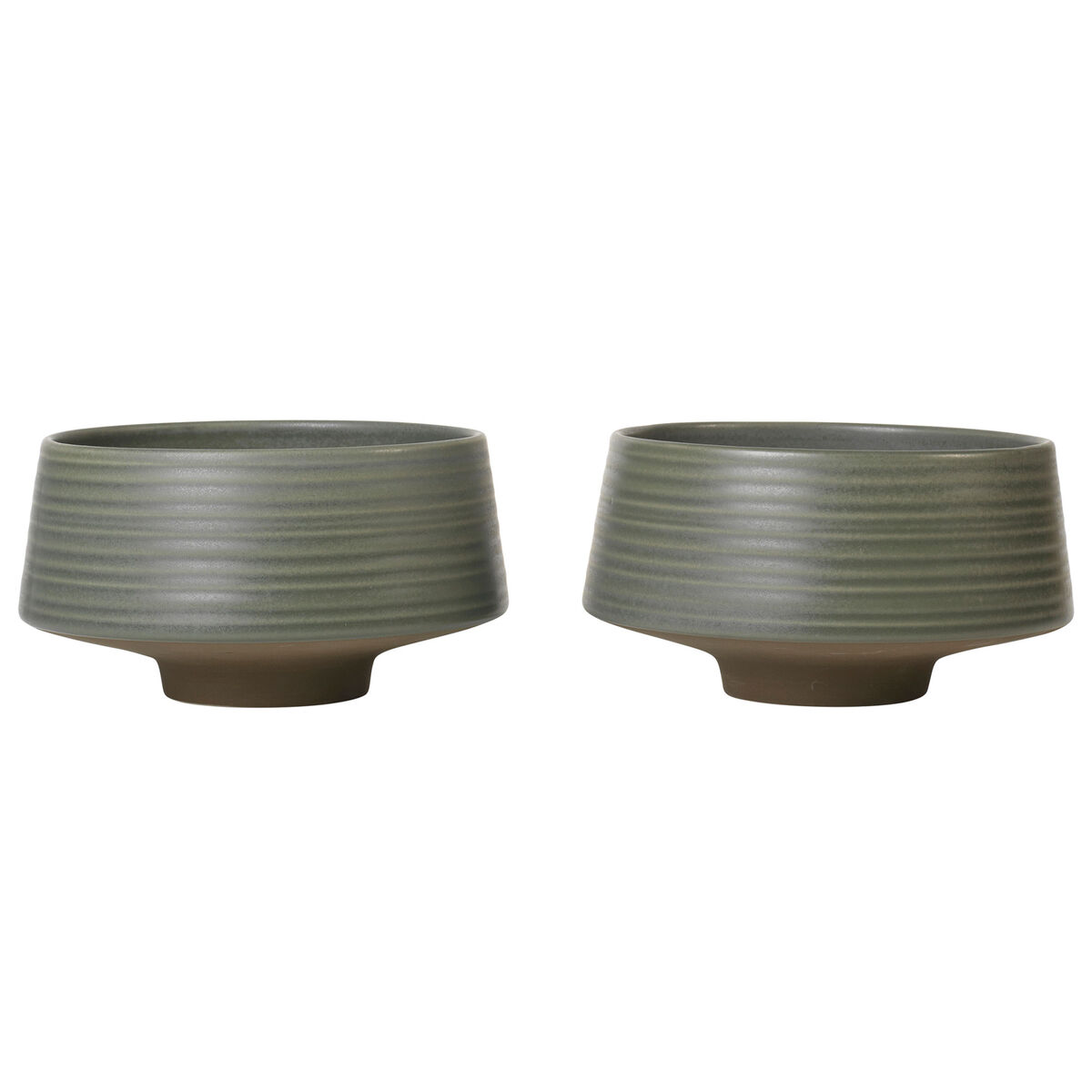 Broste Miko skål 2-pakning, dark green