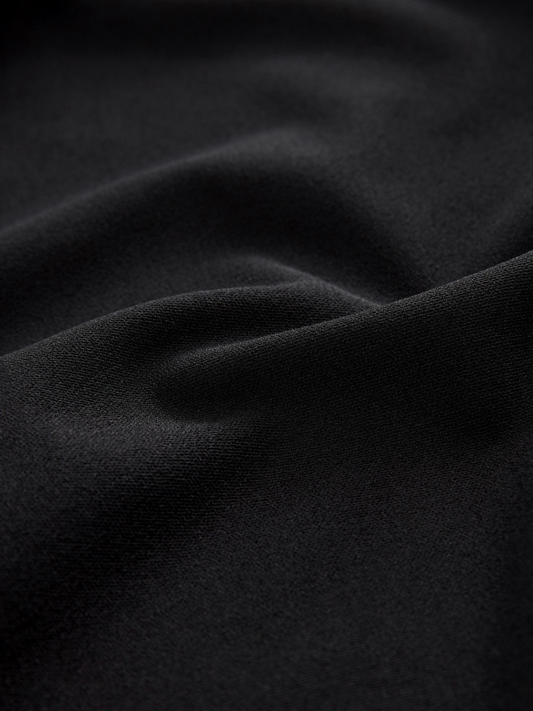 Zwart - Lange jurk met cape