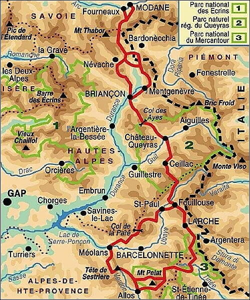 FFRP - 531 DE LA MAURIENNE A L'UBAYE FFRP
